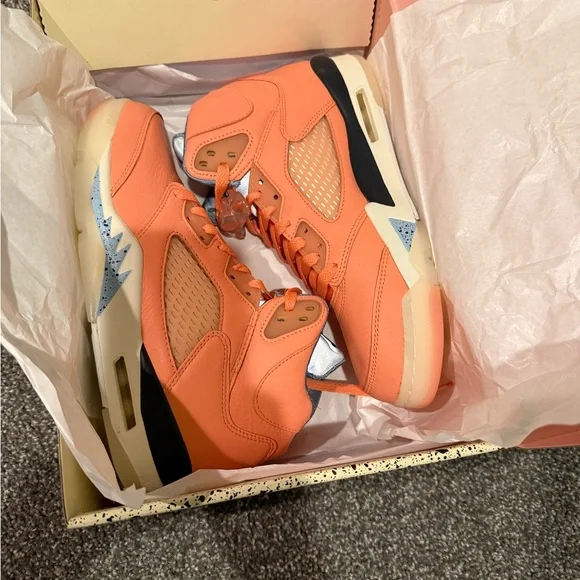 Air Jordan 5 Retro DJ Khaled We The Best Crimson Bliss size 8...NEVER WORN!! - Picture 2 of 11